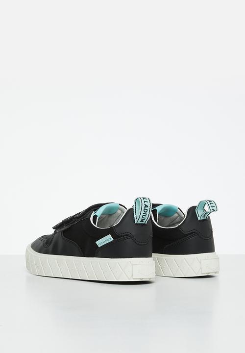 Palladium - Ace kids lo strap sneakers - black & white
