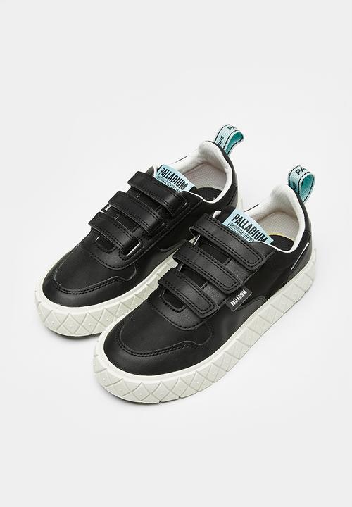 Palladium - Ace kids lo strap sneakers - black & white
