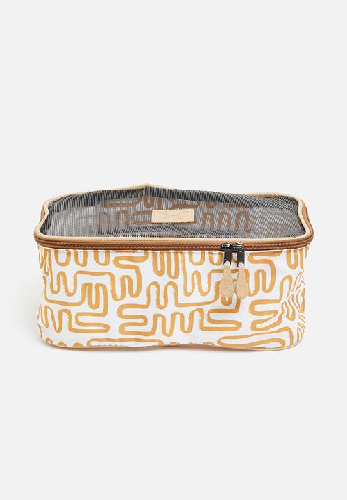 Thandana - Travel pod set - white & brown