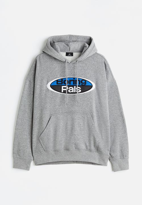H&M - Oversized fit hoodie - grey