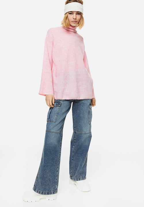 H&M - Polo-neck jumper - light pink
