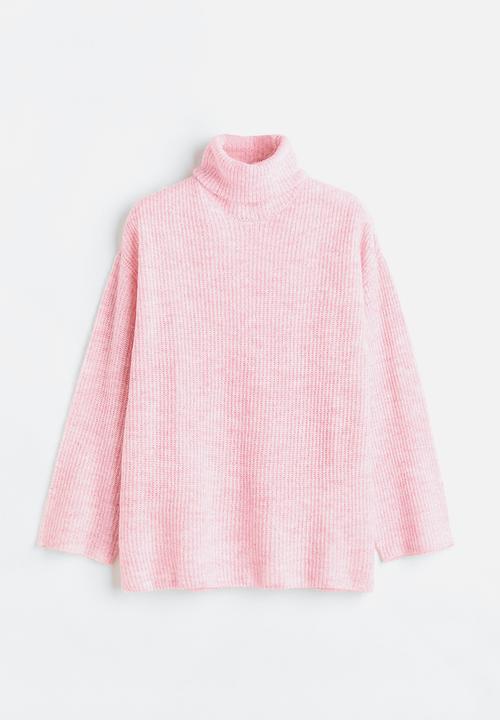 H&M - Polo-neck jumper - light pink