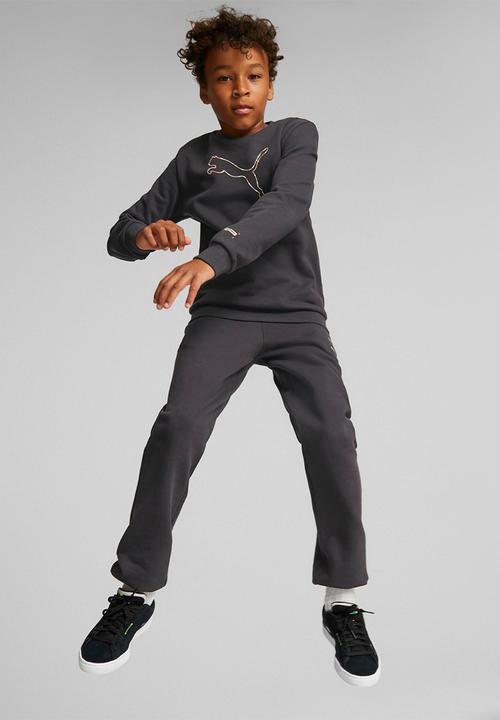 PUMA - Better crew fl kids - phantom black