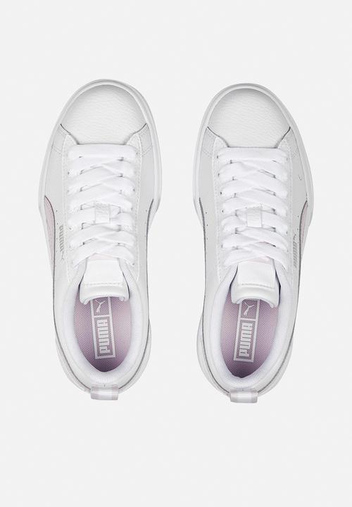 PUMA - Mayze leather jr - puma white/pearl pink