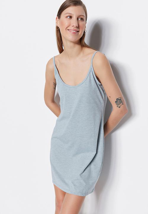 Trendyol - Cami mini dress - blue