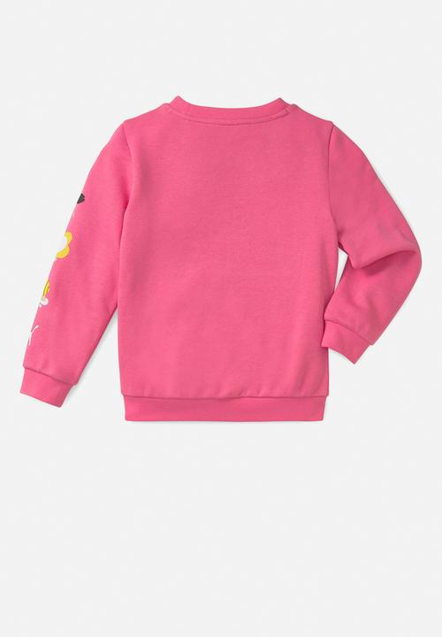 PUMA - Small world crew tr - sunset pink