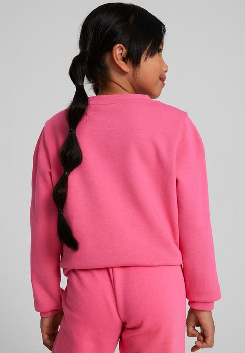 PUMA - Small world crew tr - sunset pink