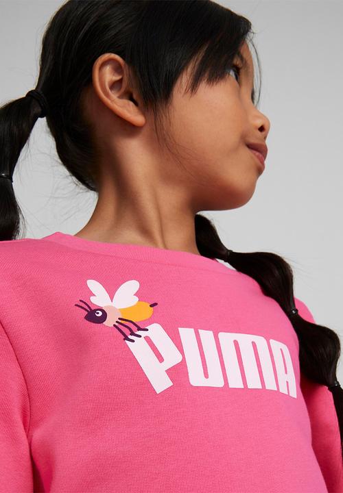 PUMA - Small world crew tr - sunset pink