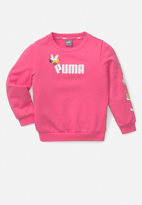 PUMA - Small world crew tr - sunset pink