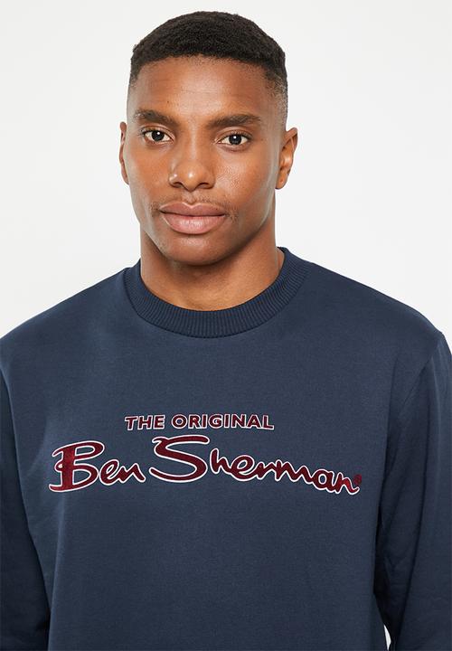 Ben Sherman - Signature crew sweater  - navy