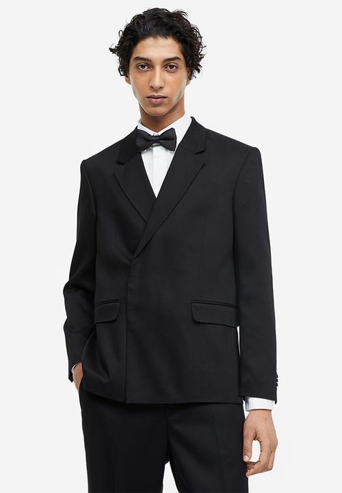 H&M - Satin bow tie - black