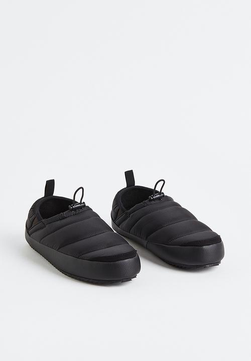 H&M - Padded slip-on slippers - black