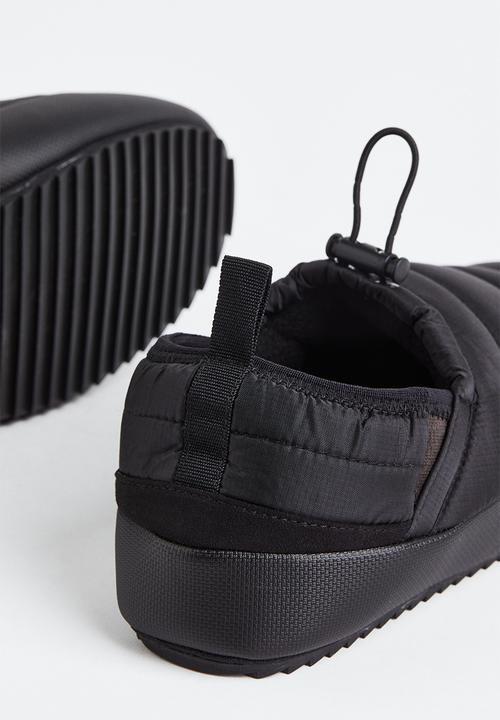 H&M - Padded slip-on slippers - black