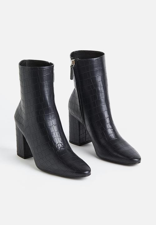 H&M - Heeled boots - black