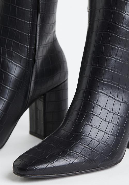 H&M - Heeled boots - black