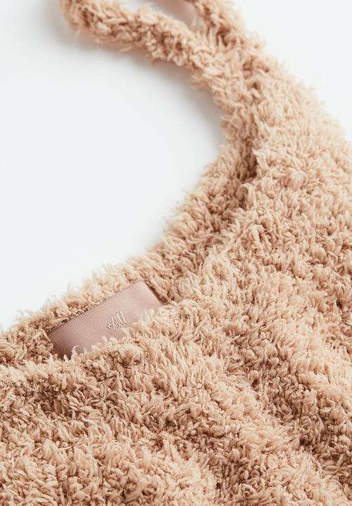 H&M - Fluffy crop top - beige