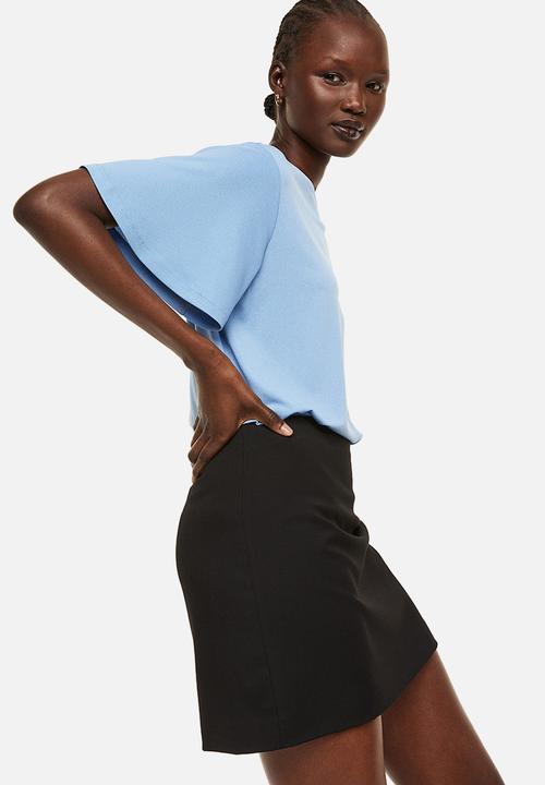 H&M - Boat-neck top - light blue