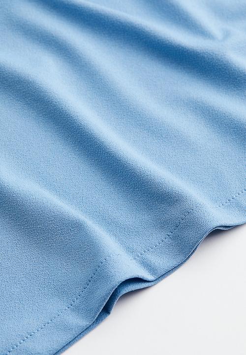 H&M - Boat-neck top - light blue