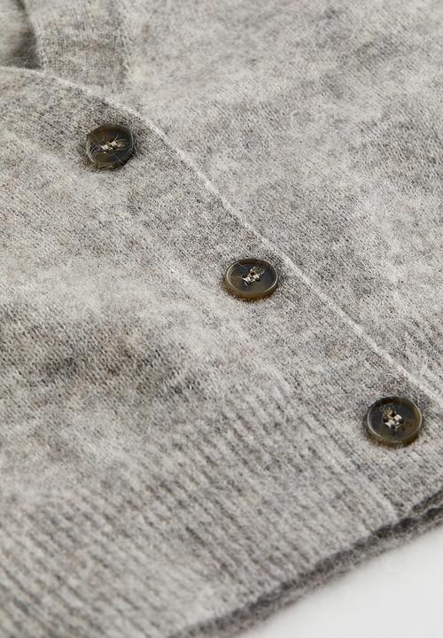 H&M - Wool-blend cardigan - grey marl 