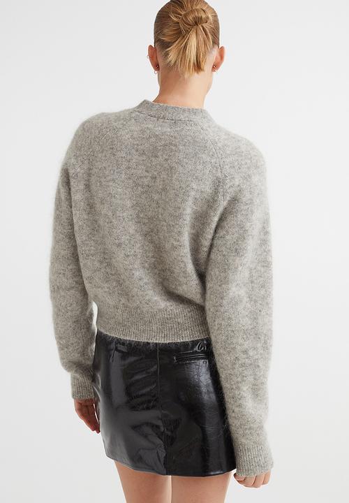 H&M - Wool-blend cardigan - grey marl 
