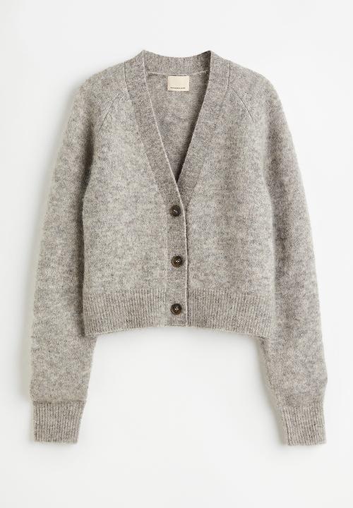 H&M - Wool-blend cardigan - grey marl 