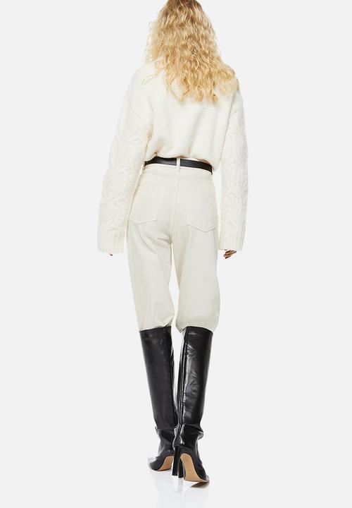 H&M - Cable-knit jumper - cream