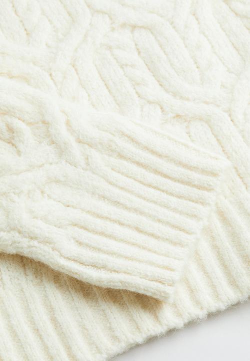 H&M - Cable-knit jumper - cream
