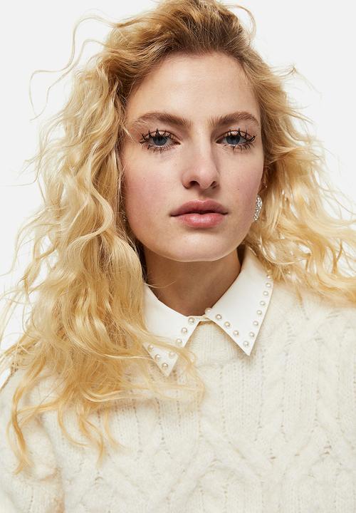 H&M - Cable-knit jumper - cream