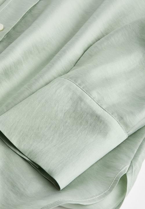 H&M - Relaxed-fit shirt - dusky green