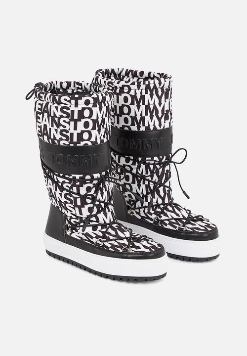 Tommy Hilfiger - Tommy jeans snowboot high logo - black/blue triumph print