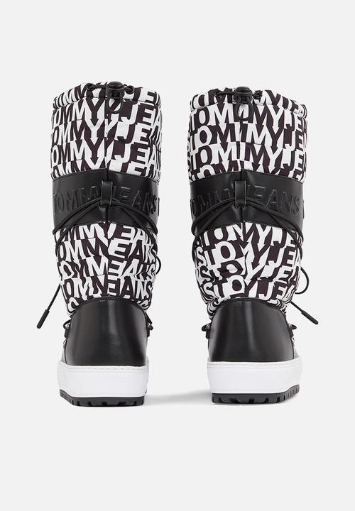 Tommy Hilfiger - Tommy jeans snowboot high logo - black/blue triumph print