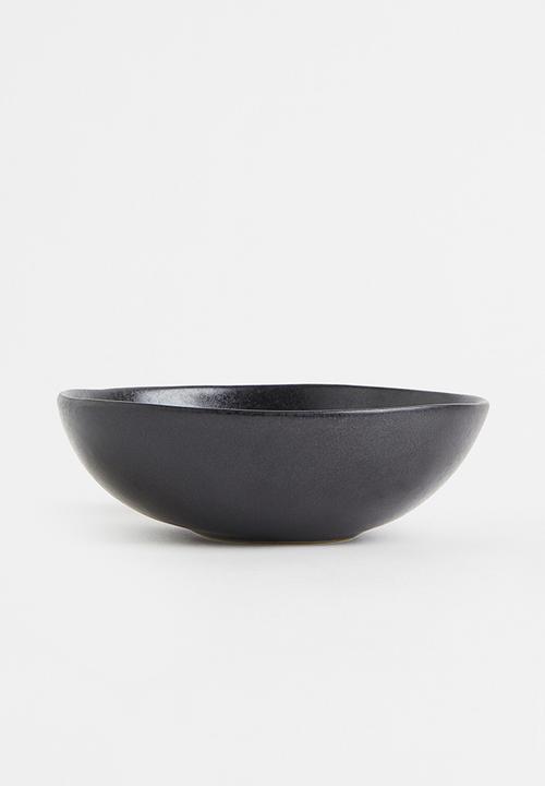 Stoneware bowl - anthracite grey