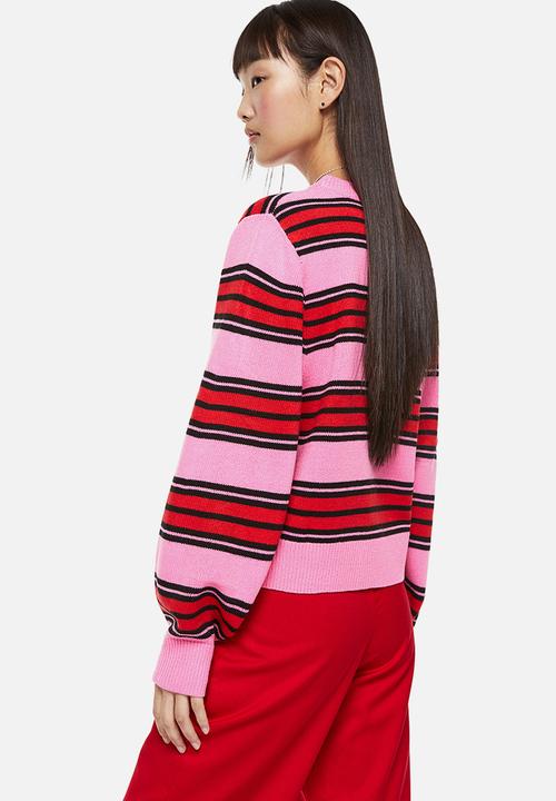 H&M - Jacquard-knit jumper - cerise