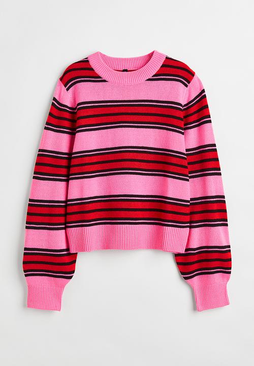 H&M - Jacquard-knit jumper - cerise
