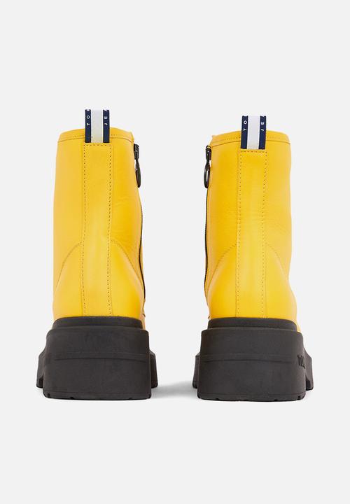 Tommy Hilfiger - Ava lace up boot - warm yellow