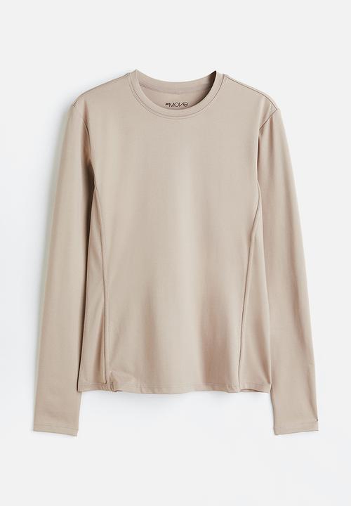 H&M - Drymove™ sports top - beige