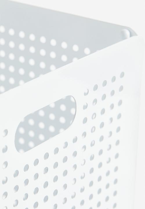H&M - Metal mesh box - white