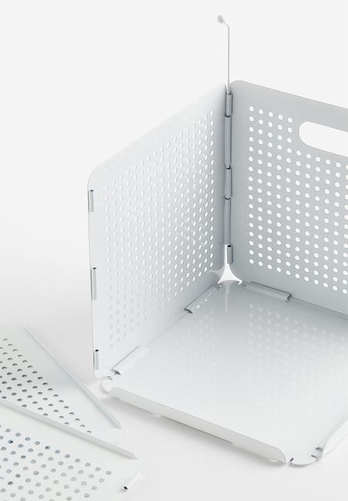 H&M - Metal mesh box - white