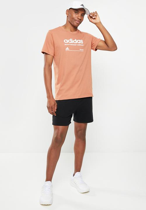 adidas Performance - M lounge tee - clay strata