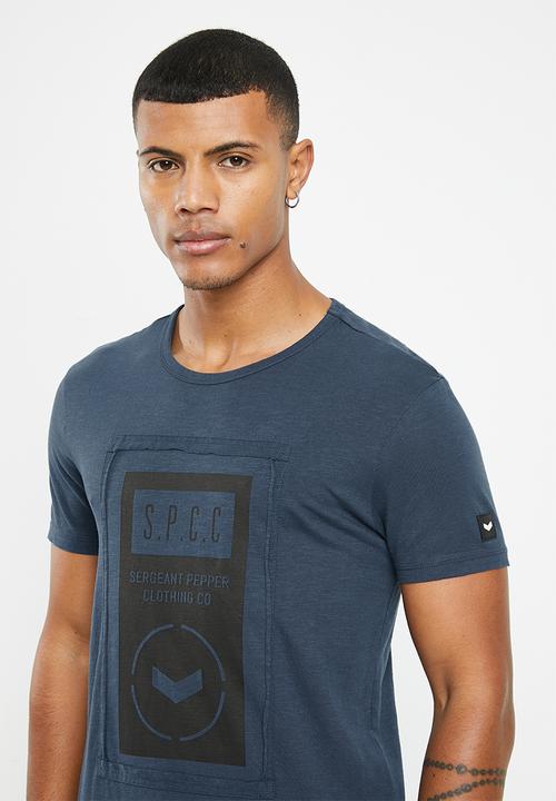 S.P.C.C - Leeson tee  - navy