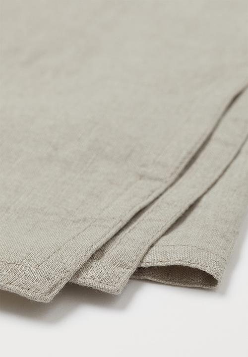 H&M - 2-pack linen napkins - beige