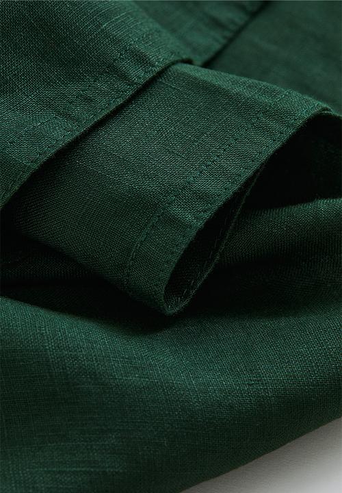 H&M - 2-pack linen napkins - dark green
