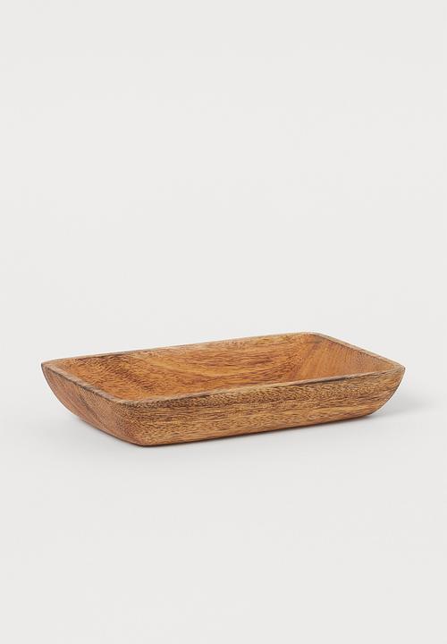 Small wooden tray - brown