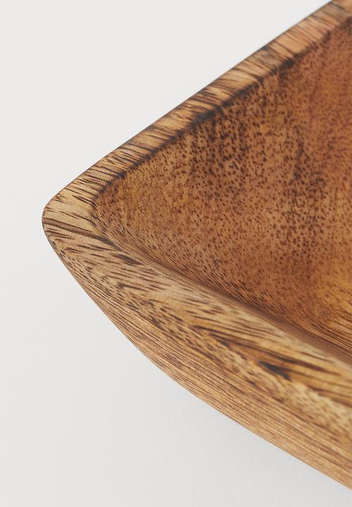 H&M - Small wooden tray - brown
