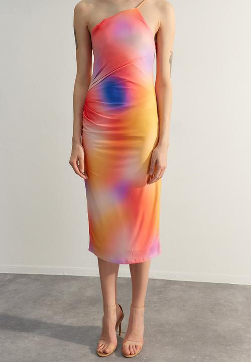 Trendyol - Abstract asymmetrical bodycon - multi