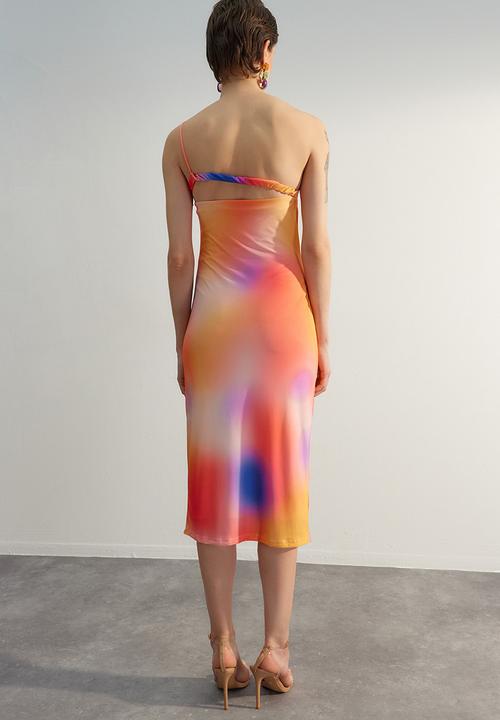 Trendyol - Abstract asymmetrical bodycon - multi