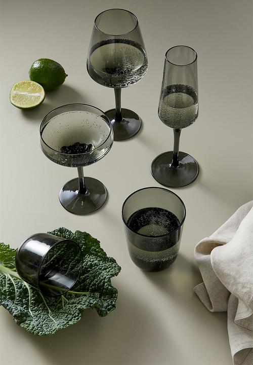 H&M - Champagne flute - dark grey
