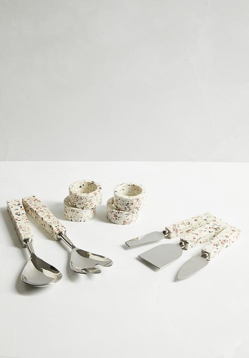 Sixth Floor - Cleo cheese knives set of 3 - Terrazzo