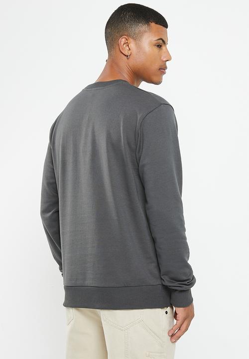 Ben Sherman - Outdoor badges crew sweater - dark charcoal