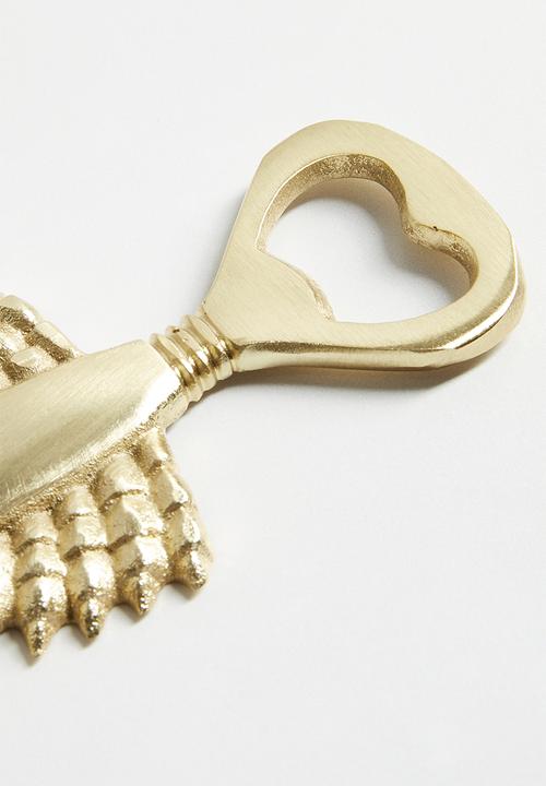 Sixth Floor - Lua Bottle opener - gold